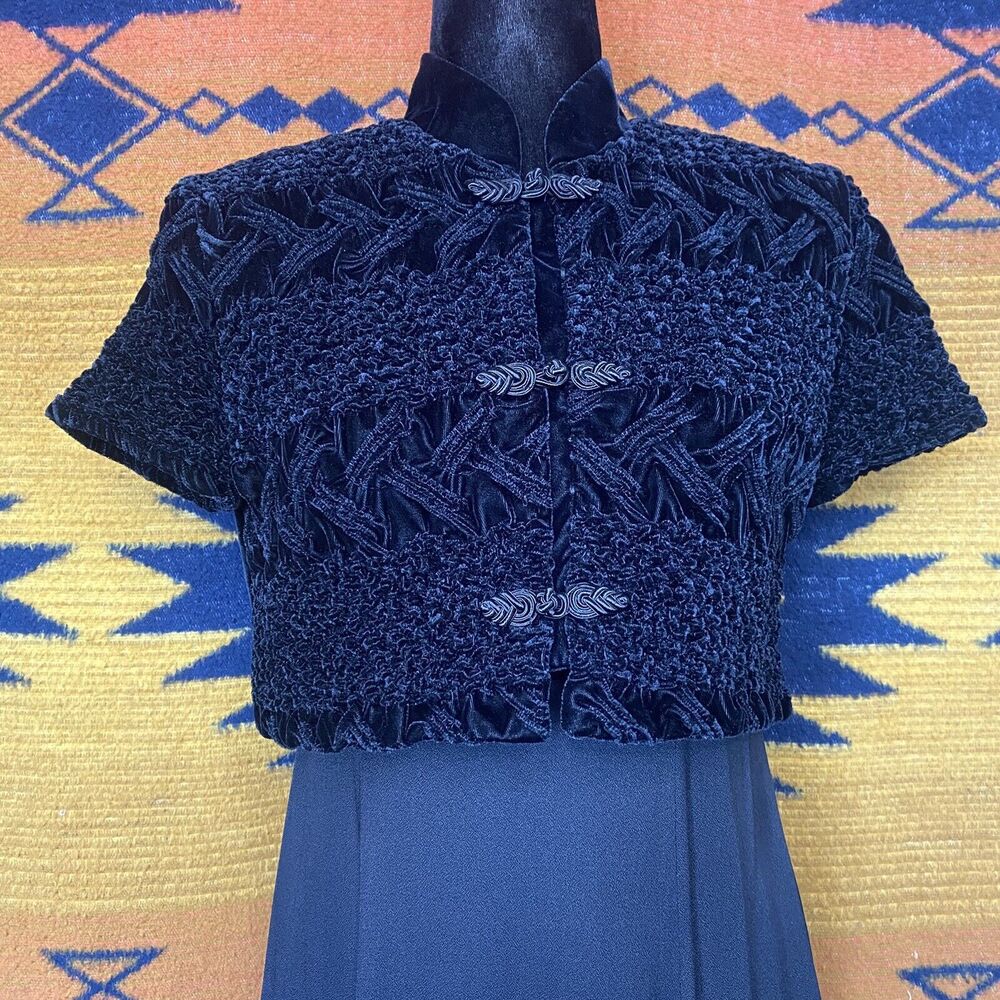 Vintage Petite Sophisticate Jacket Midi Dress. Size 6. USA. Whimsygoth. Bohemian